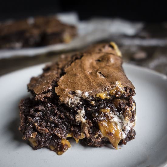 Marshmallow Crunch Brownies