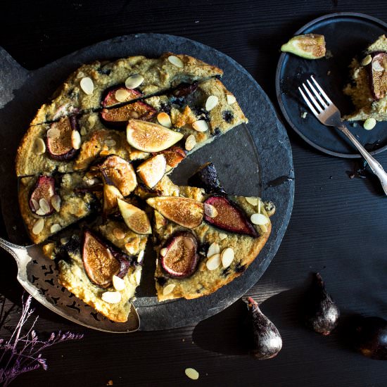 Paleo Blueberry Fig Cake