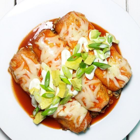 My Favorite Veggie Enchiladas