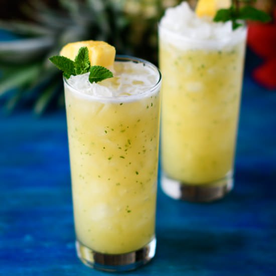 Pineapple Ginger Faux-Jito