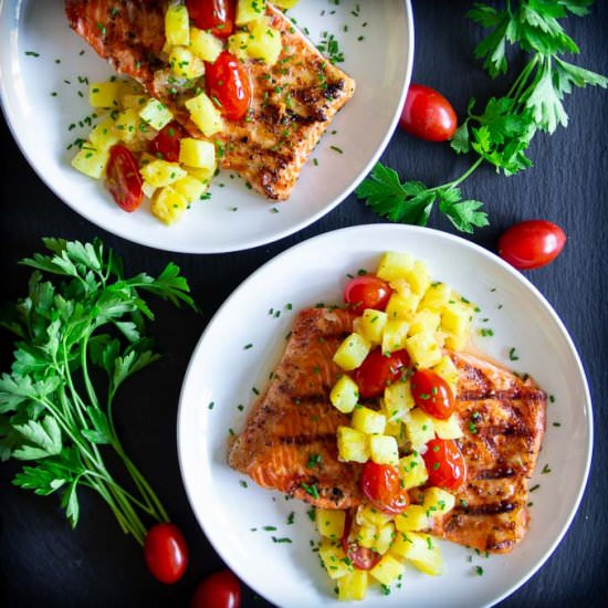 Pineapple salmon