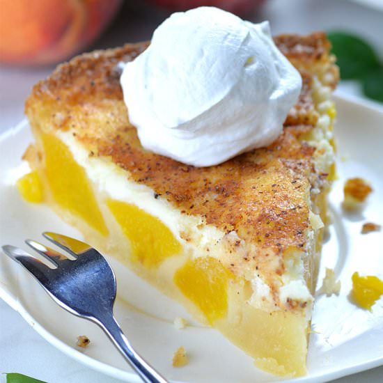 Peaches and Cream Pie