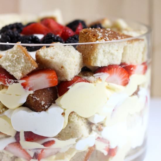 Classic Berry Trifle