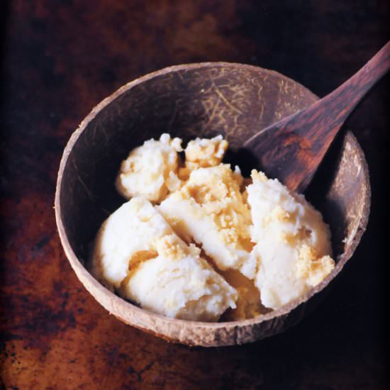 Coco Caramel Cookie Dough Ice Cream