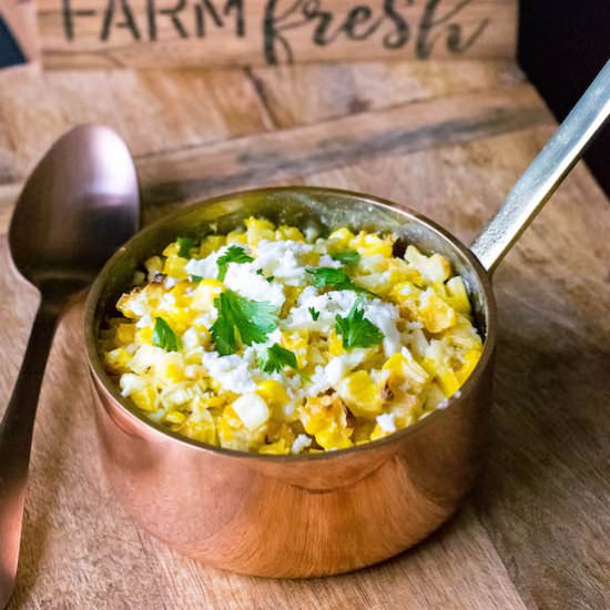 Cheesy Street Corn Casserole