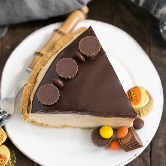 Frozen Chocolate Peanut Butter Pie