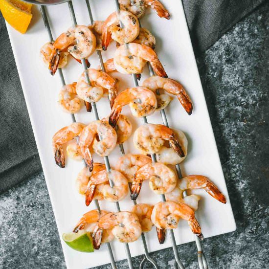 Margarita Grilled Shrimp Skewers