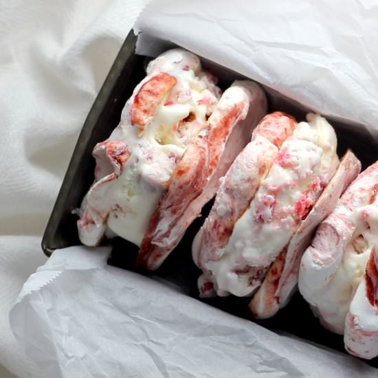 Eton Mess Ice Cream Sandwiches