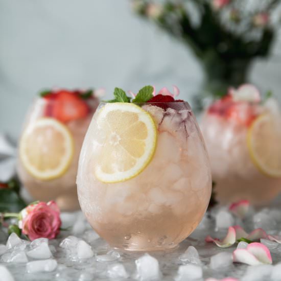 Rosé Elderflower Sangria
