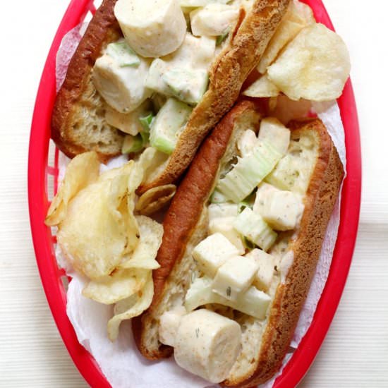 Easy Vegan Maine Lobster Rolls (GF)
