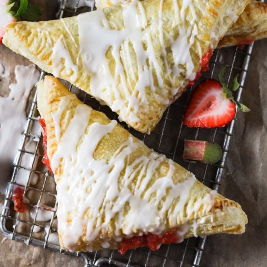 Strawberry Rhubarb Turnovers