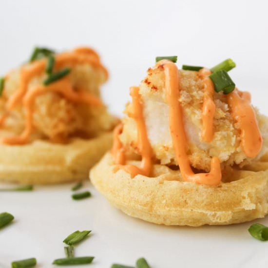 Chicken & Waffle Bites