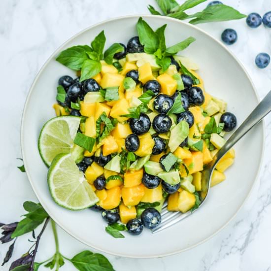 Mango Blueberry Salad