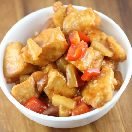 sticky chicken