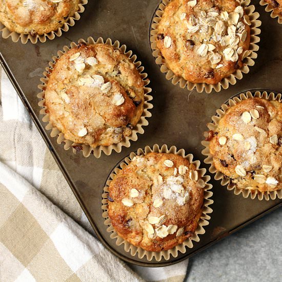Banana Oat Muffins