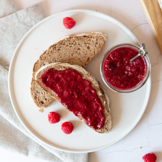 Raspberry Flax Jam