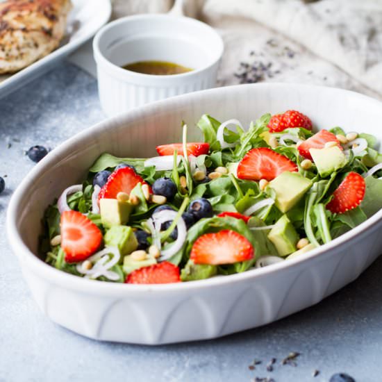 Strawberry Arugula Summer Salad