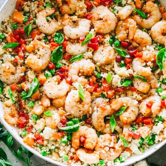 Shrimp Fried Cauliflower Rice