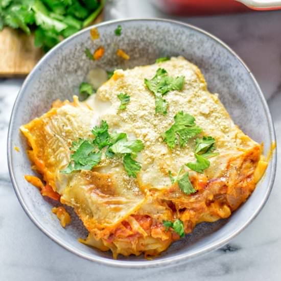 Buffalo Cauliflower Lasagna