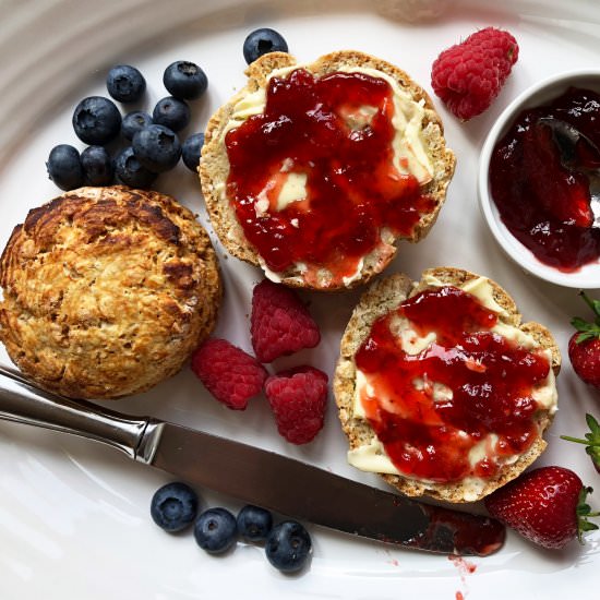 Gluten-free scones with buttermilk
