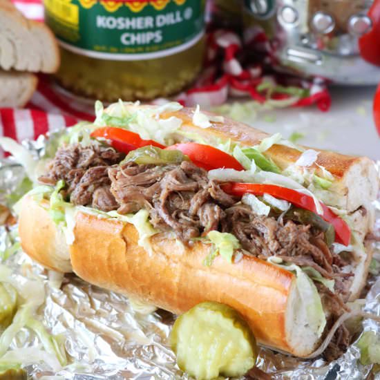 The Best Ever Roast Beef Po’ Boy