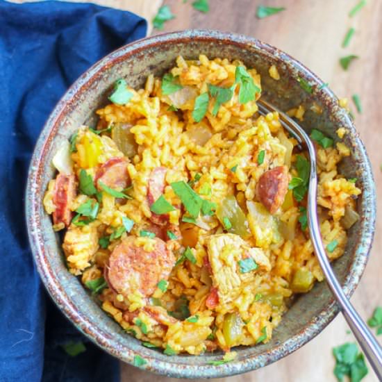 Andouille Sausage Chicken and Rice