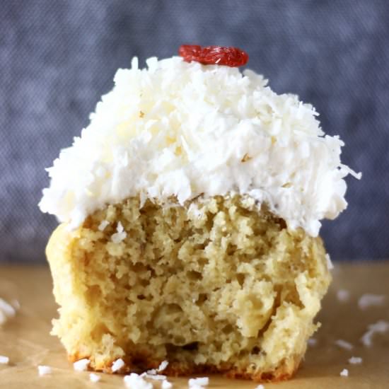 Gluten-Free Vegan Coconut Cupcakes