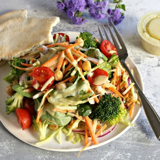 Loaded Chickpea Slaw