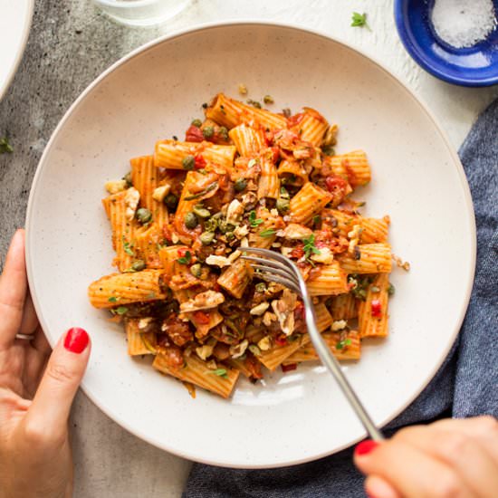 Summer zucchini bolognese (V,GF)