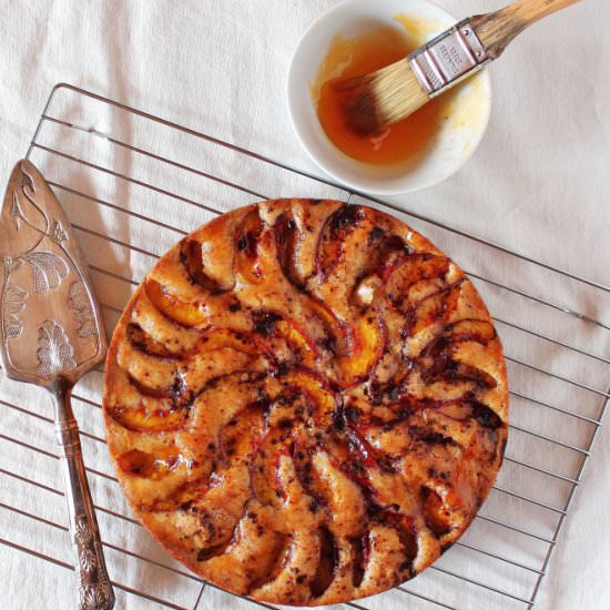 Nectarine Coffee Cake