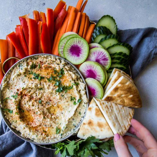 Grilled Eggplant Baba Ganoush