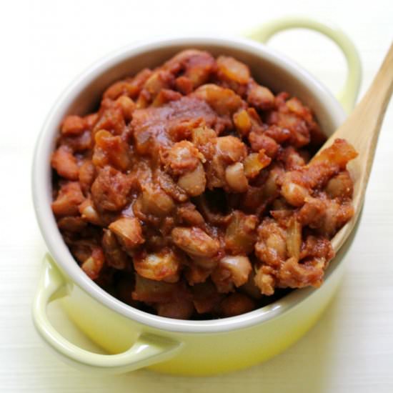 Old-Fashioned V/GF Baked Beans