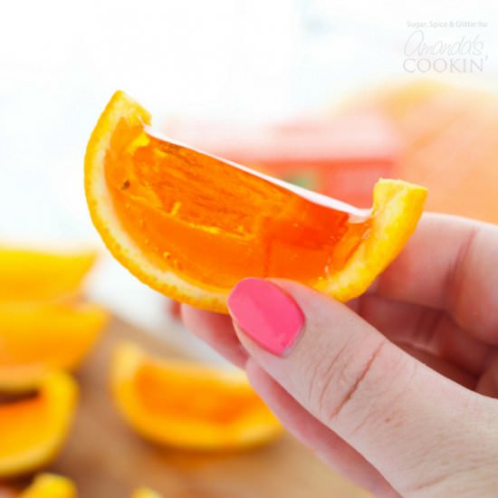 Orange Jell-O Shots