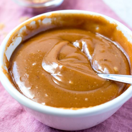 Butterscotch Vanilla Bean Sauce