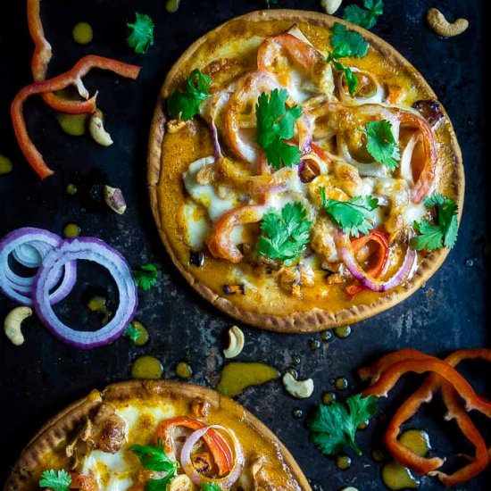 Thai Chicken Flatbread Pizza
