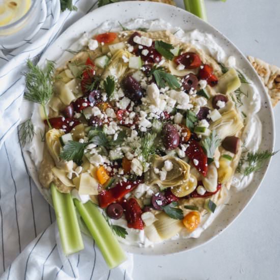 Greek Layered Hummus