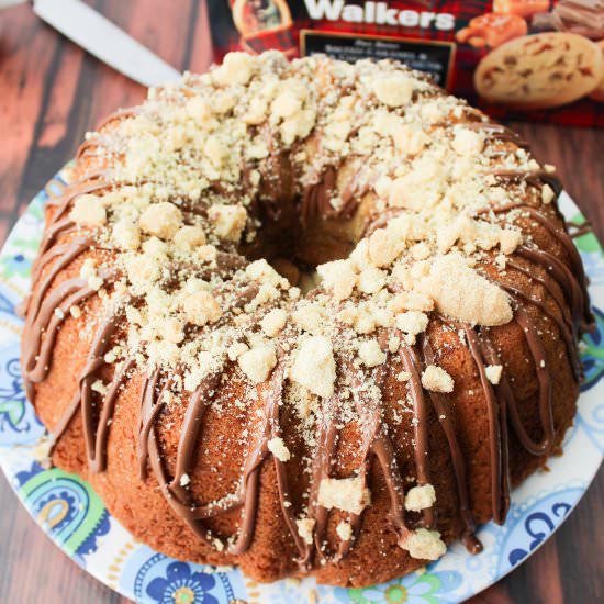 Caramel Shortbread Bundt Cake