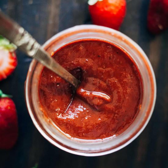Spicy Strawberry Barbecue Sauce