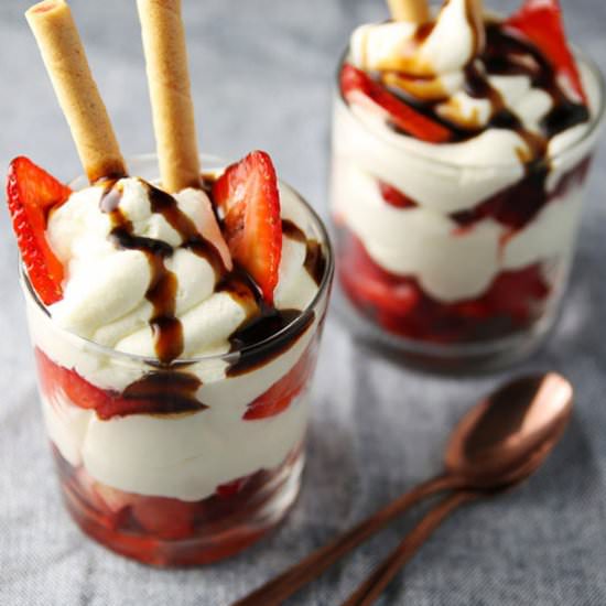Fragole Con Panna