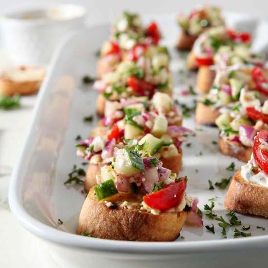 Greek Bruschetta