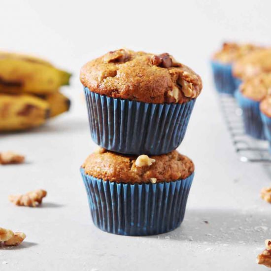 Vegan Banana Muffins