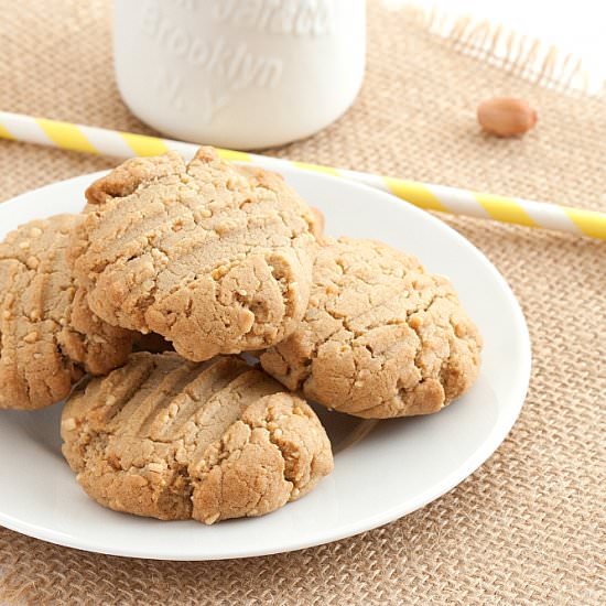 Low Fodmap Buckwheat Peanut Cookies