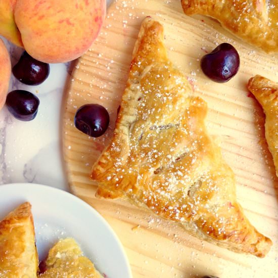 Cherry Peach Turnovers