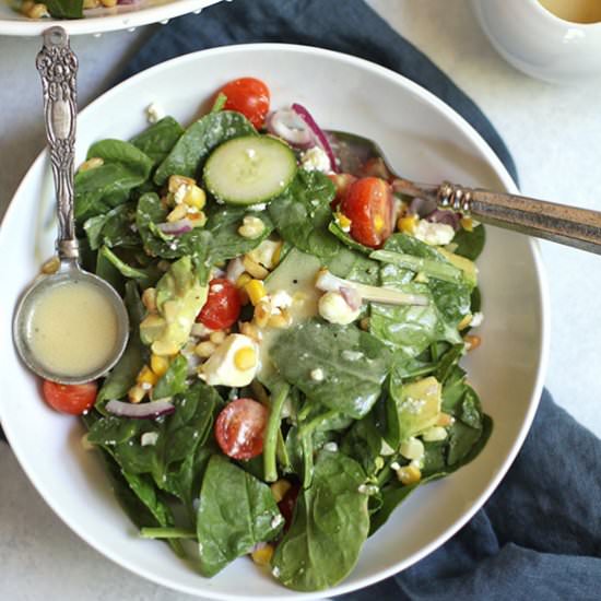 Spinach Salad w Avocado