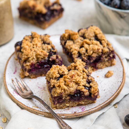 Blueberry Crumble Bars