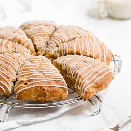 Healthy Banana Buttermilk Scones