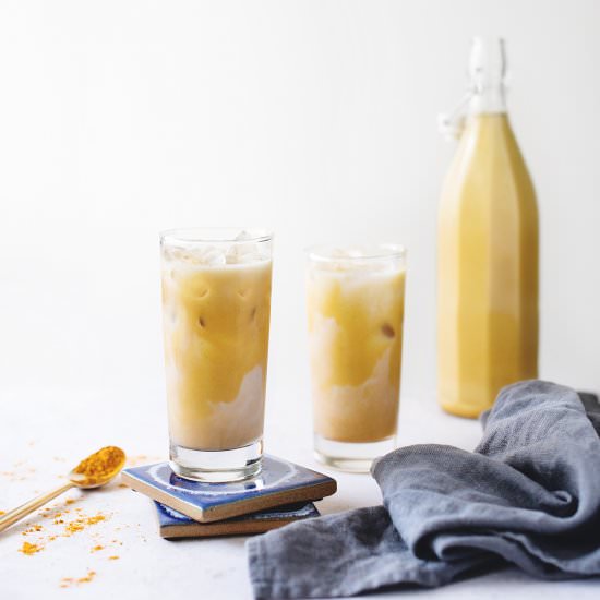 Iced Golden Turmeric Latte