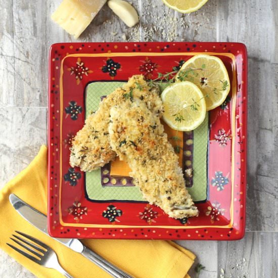 Baked Rainbow trout