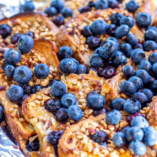 Grilled Blueberry French Toast