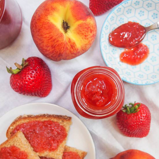Strawberry peach jam